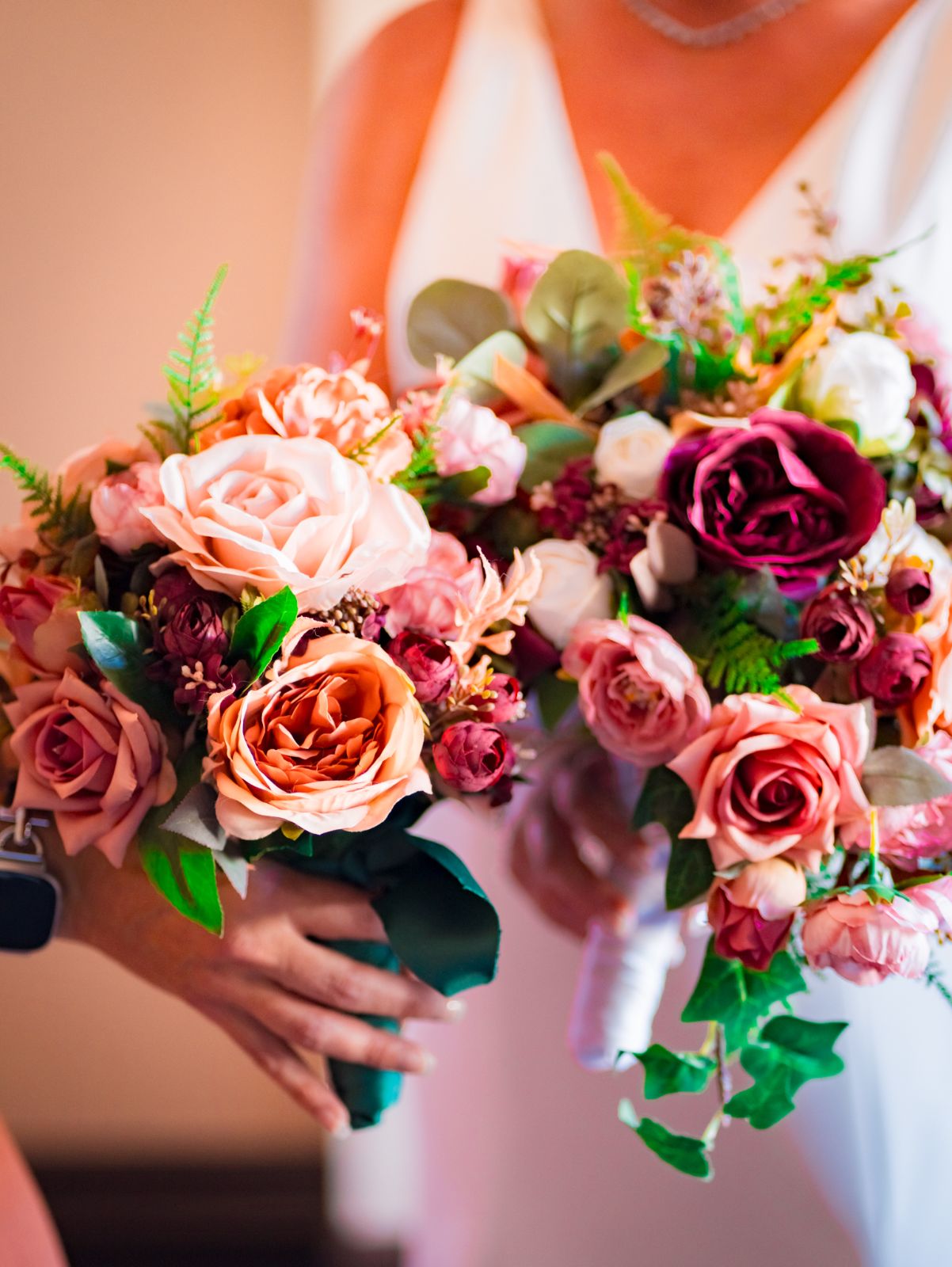faux flower wedding bouquets