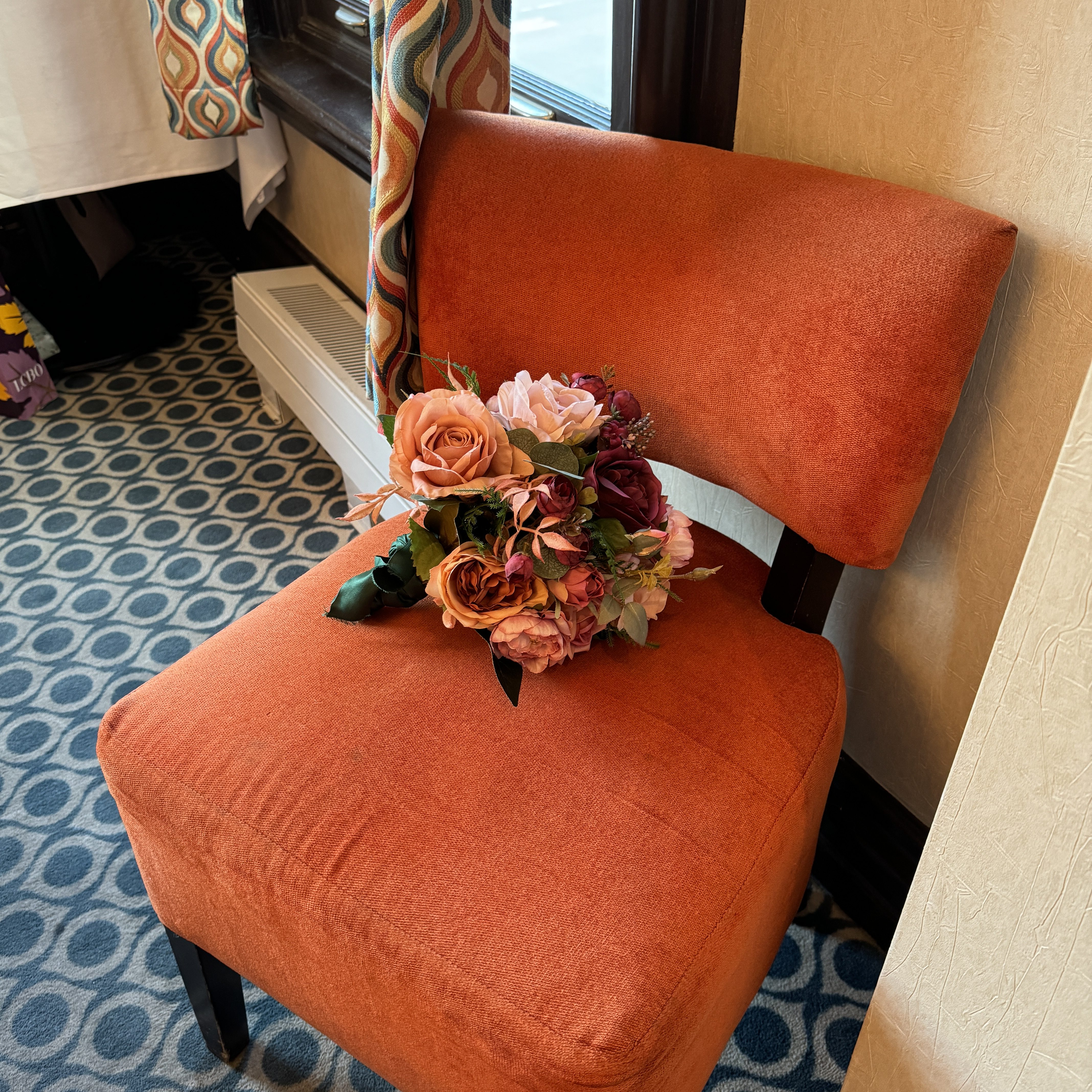 faux flower wedding bouquet hand crafted in guelph